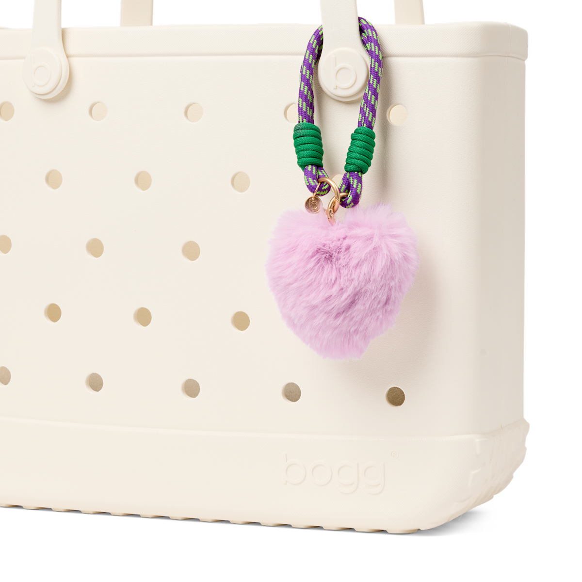Bogg'd & Charmed - Purple Heart Pouf - Image 2