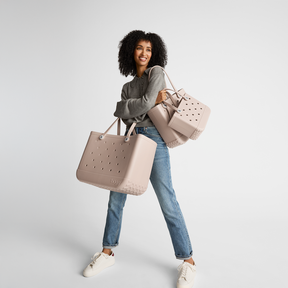 Bitty Bogg Bag - Capri Coral Stripe - Image 8